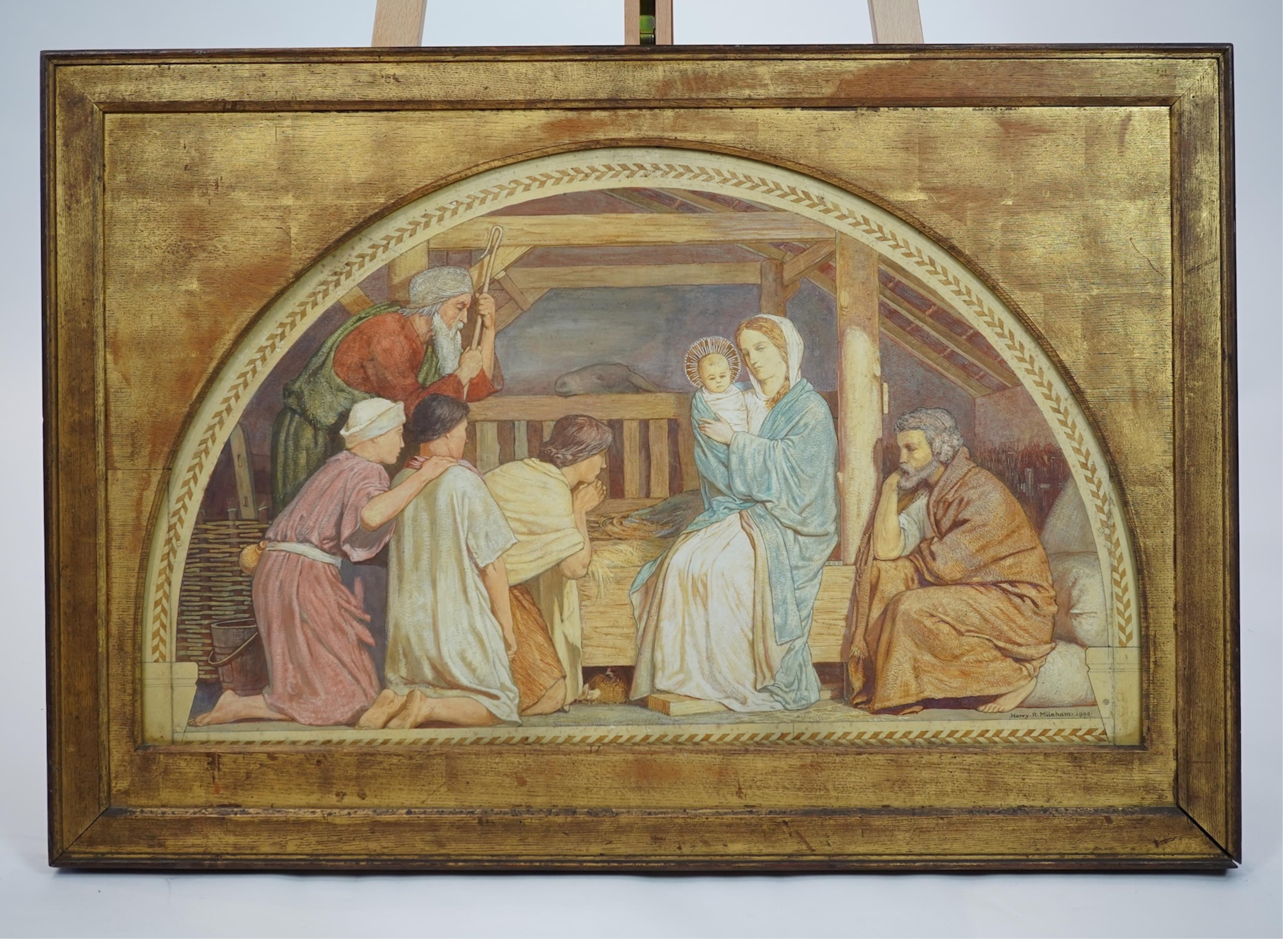 Harry Robert Mileham, (1873-1957), 'The Adoration of the Shepherds'